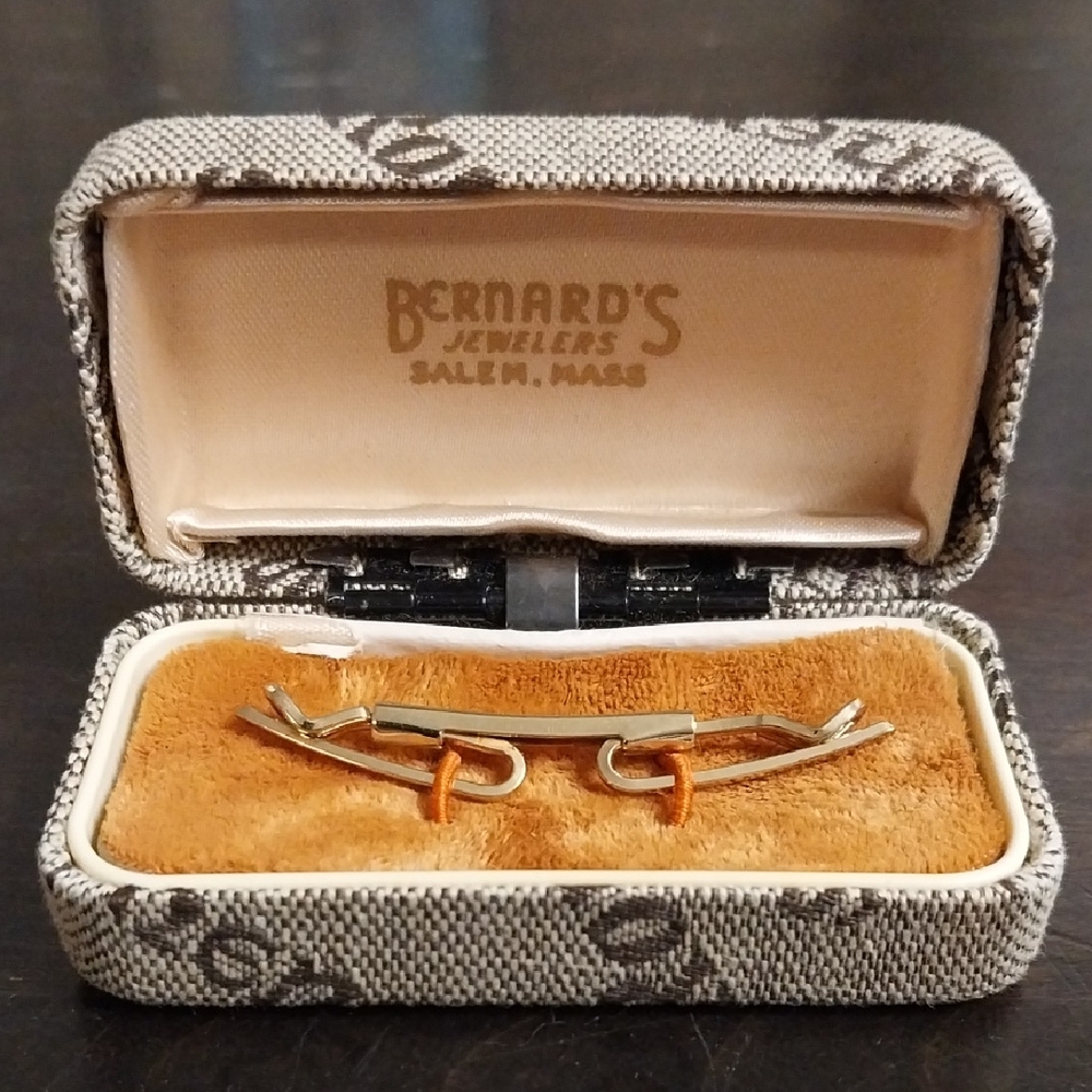 Vintage Signed 14/20 Gold Filled DB Dollan Bullock Men’s Tie Bar